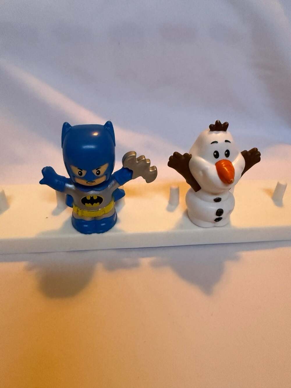 Fisher-Price Little People Batman and Olaf Figures Lot
